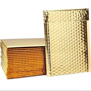 25pcs Gold Poly Bubble Mailers Envelopes 8.5" x 12